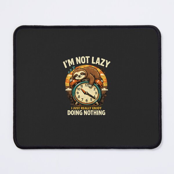 Item preview, Funny Lazy Sloth Vintage Alarm Clock designed and sold by Manish Pawar.