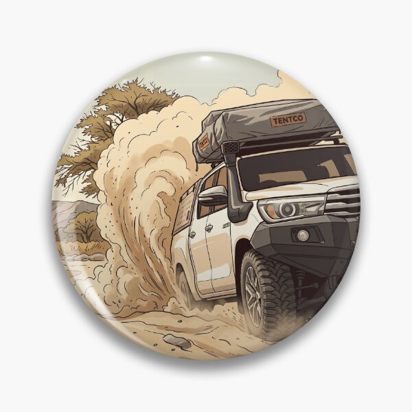 Item preview, Off-Road Safari Experience Namibia Deep Sand 4x4 Drift Retro Vintage Design Motif designed and sold by strandbar.