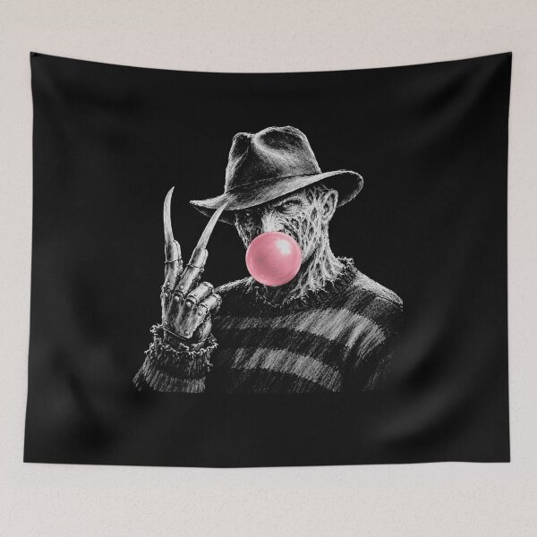 Item preview, Pink Bubblegum Slasher Horror Portrait designed and sold by woodnsheepee.