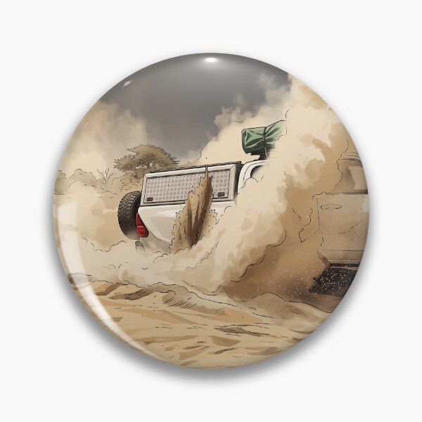 Item preview, Off-Road Safari 4x4 Namibia Dunes 4x4 Drift Retro Vintage Design Motif designed and sold by strandbar.