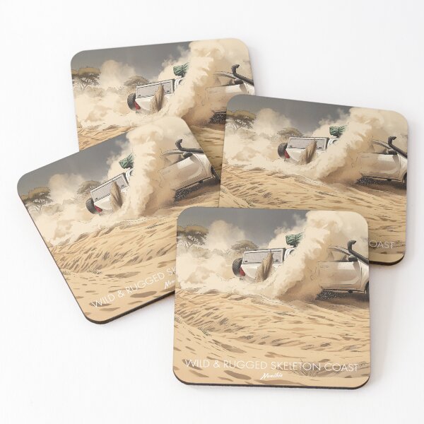 Item preview, Off-Road Safari 4x4 Namibia Dunes 4x4 Drift Retro Vintage Design Motif designed and sold by strandbar.