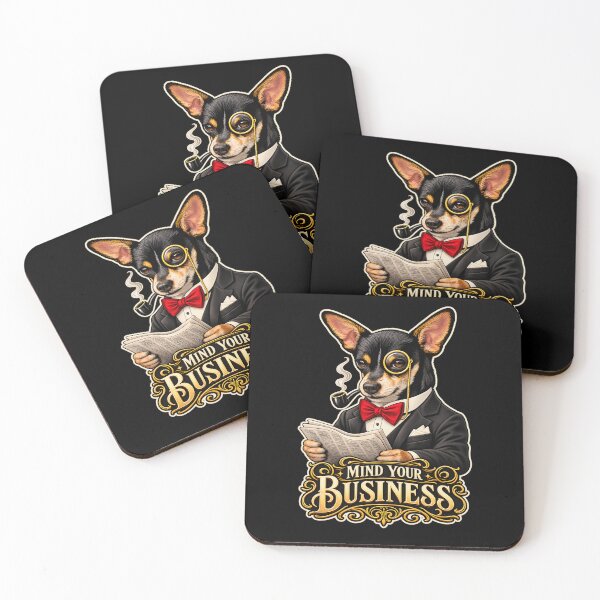 Item preview, Mind Your Business - Dapper Chihuahua designed and sold by SomethingNiceHI.