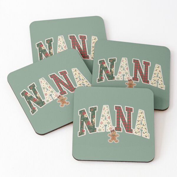 Item preview, Christmas Nana Faux Patchwork Pattern II designed and sold by Lemon Pepper.