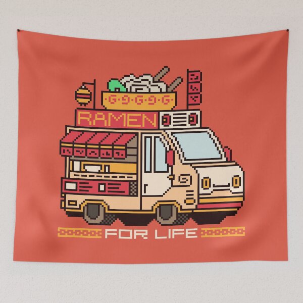 Item preview, Ramen For Life Pixel Art designed and sold by Wildan Kurniawan.