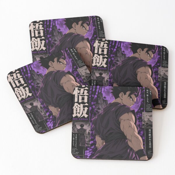 Item preview, Gohan Dragon Ball Dark Grunge Manga Anime Art designed and sold by OrionInkVault.
