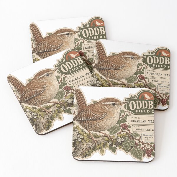 Item preview, Eurasian Wren — Audits the Hedge | Oddbird Field Club designed and sold by OddbirdForest.