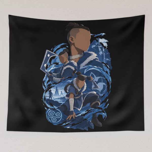 Item preview, Sokka Silhouette – Avatar The Last Airbender Art designed and sold by · GAMING SOUL ·.