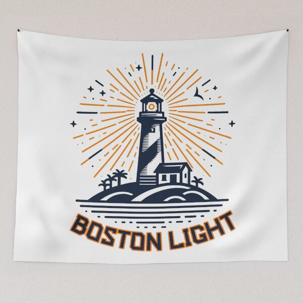 Item preview, Boston Light Lighthouse Sunrise designed and sold by Esskay Designs.