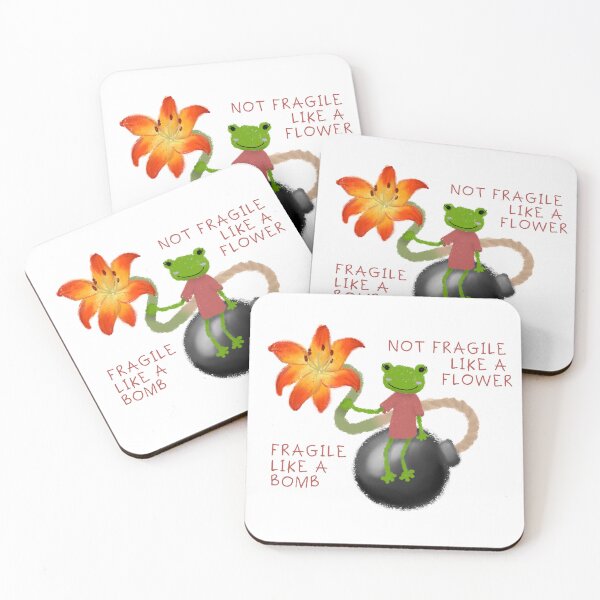 Item preview, NOT FRAGILE LIKE A FLOWER, FRAGILE LIKE A BOMB designed and sold by HOP HOP.