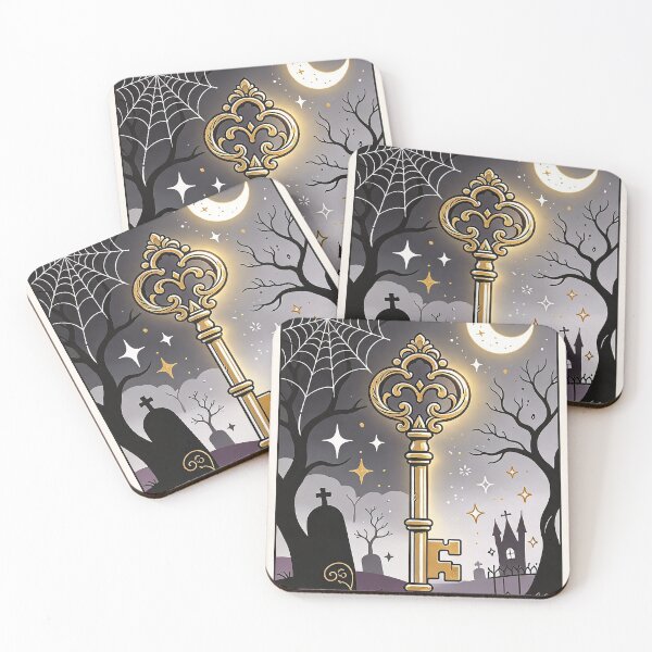 Item preview, Vintage Golden Key Gothic Tarot Card   designed and sold by poell7072.