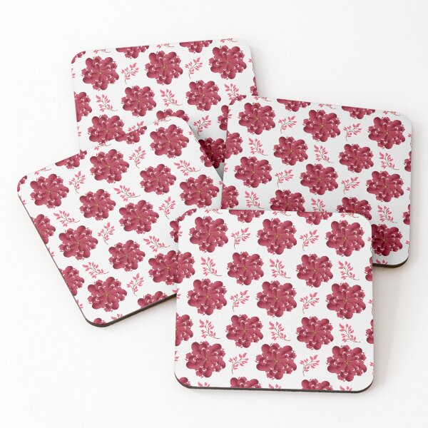 Item preview, Crimson Peony Floral Pattern — Dark Red Rose Botanical Valentine Repeat Design designed and sold by HopeAndHustle.