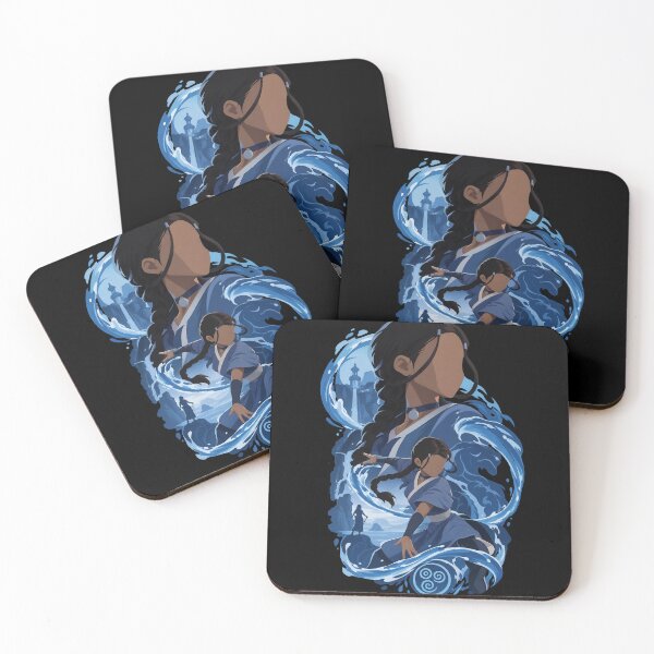 Item preview, Katara Silhouette – Avatar The Last Airbender Art designed and sold by · GAMING SOUL ·.