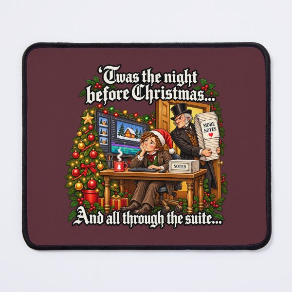 Item preview, The Notes Before Christmas - Funny Video Editor Christmas Design designed and sold by jkleditor.