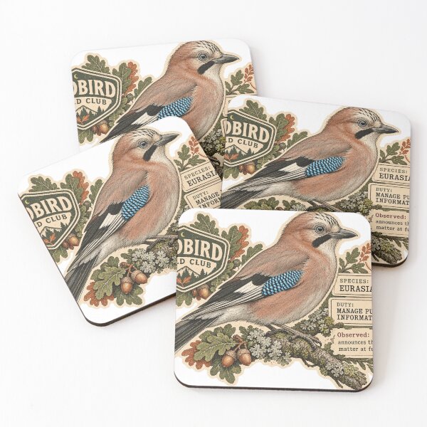 Item preview, Eurasian Jay — Manages Public Information | Oddbird Field Club designed and sold by OddbirdForest.