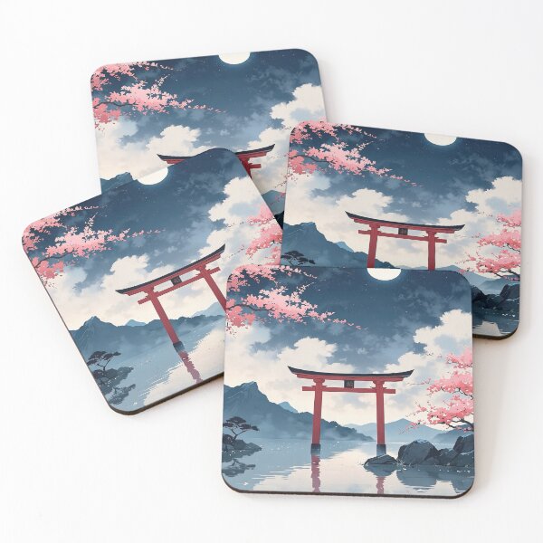 Item preview, Serenity at the Torii Gate designed and sold by CyberHexaStudio.