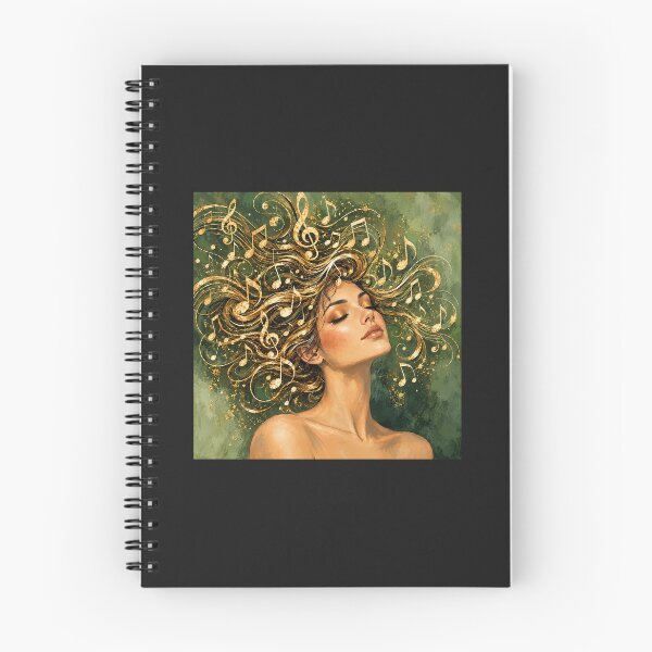 Aperçu de l'œuvre Portrait musical doré créée et vendue par LittlePatterns.