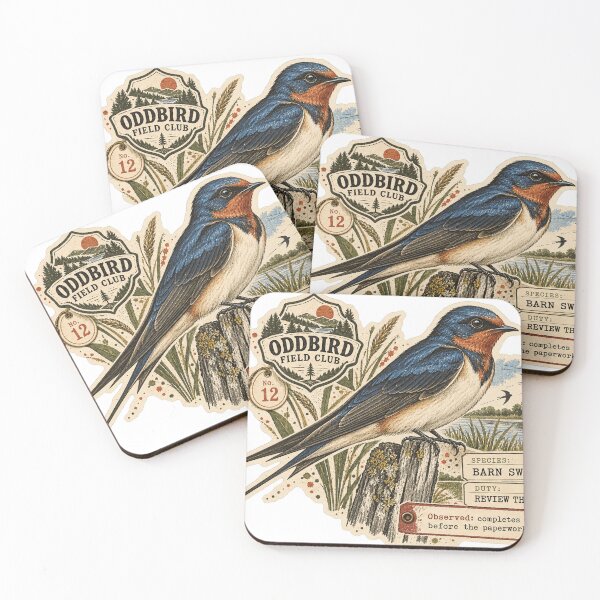 Item preview, Barn Swallow — Reviews the Airspace | Oddbird Field Club designed and sold by OddbirdForest.