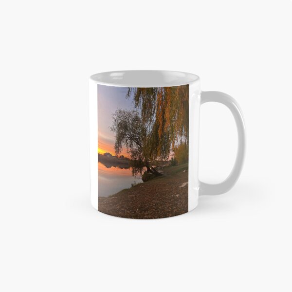 Item preview, Ukraine Golden Sunset Willow Tree River Autumn Landscape designed and sold by Каленчук Арт.