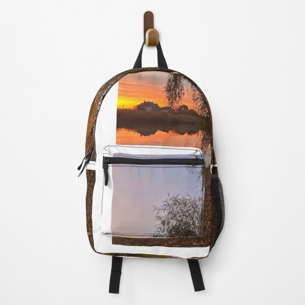 Item preview, Ukraine Golden Sunset Willow Tree River Autumn Landscape designed and sold by Каленчук Арт.