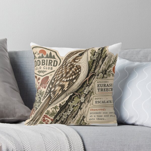 Item preview, Eurasian Treecreeper — Escalates Upward | Oddbird Field Club designed and sold by OddbirdForest.