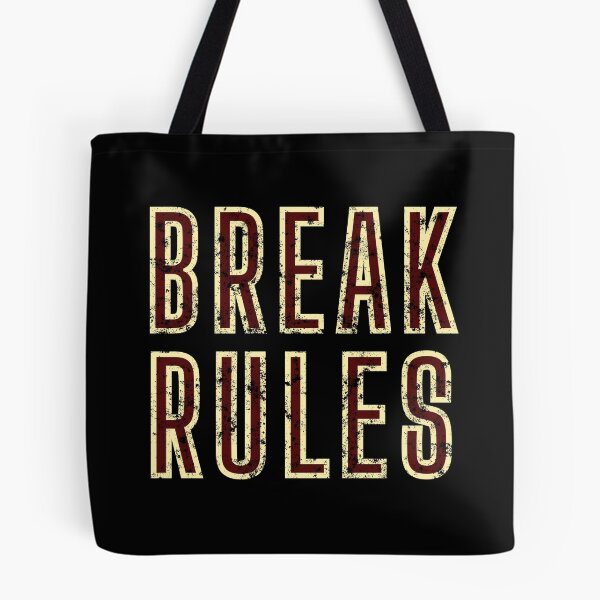 Item preview, Break Rules Motivational Vintage Typography designed and sold by Detroja Typography.