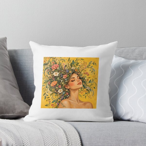 Aperçu de l'œuvre Couronne botanique créée et vendue par LittlePatterns.