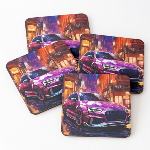 Item preview, Purple Performance Wagon in Neon City Reflections designed and sold by RevUpDesign.