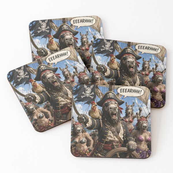 Item preview, Pirate Donkeys designed and sold by DonkeysinBras.