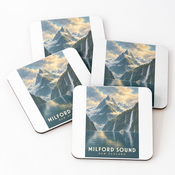 Item preview, Milford Sound - New Zealand designed and sold by GoodOldVintage.
