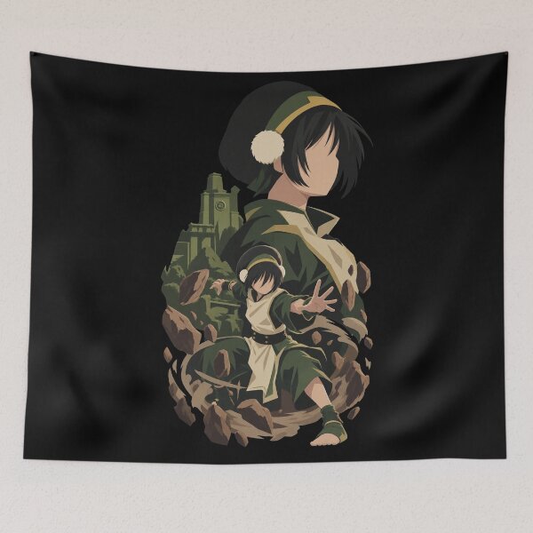 Item preview, Toph Beifong Silhouette – Avatar Airbender Art designed and sold by · GAMING SOUL ·.