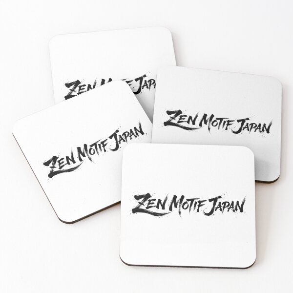 Item preview, Dynamic Japanese Brush Calligraphy: "Zen Motif Japan" Official Black Ink Logo designed and sold by Zen Motif Japan.