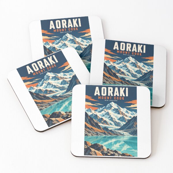 Item preview, Aoraki - Mount Cook - New Zealand designed and sold by GoodOldVintage.