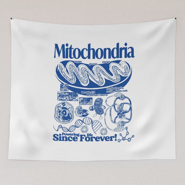 Item preview, Mitochondria Powering Life Since Forever Retro Science designed and sold by Nekoojimeo.