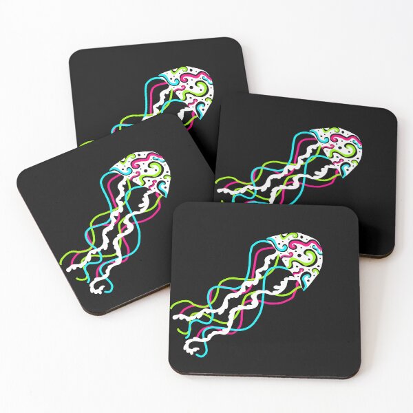 Item preview, Neon Psychedelic Jellyfish designed and sold by Emma350.
