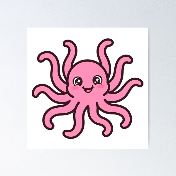 Item preview, Cute Octopus designed and sold by maclaw62.