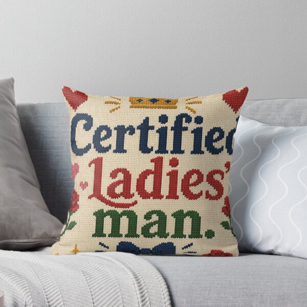 Item preview, Certified Ladies Man, elegant knit pattern with crown designed and sold by Mauswohn.