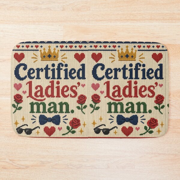 Item preview, Certified Ladies Man, elegant knit pattern with crown designed and sold by Mauswohn.