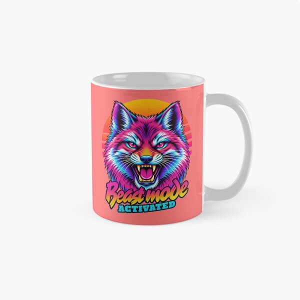 Item preview, Fox Beast Mode - Neon Cyberpunk Horror designed and sold by PixelsPaws.