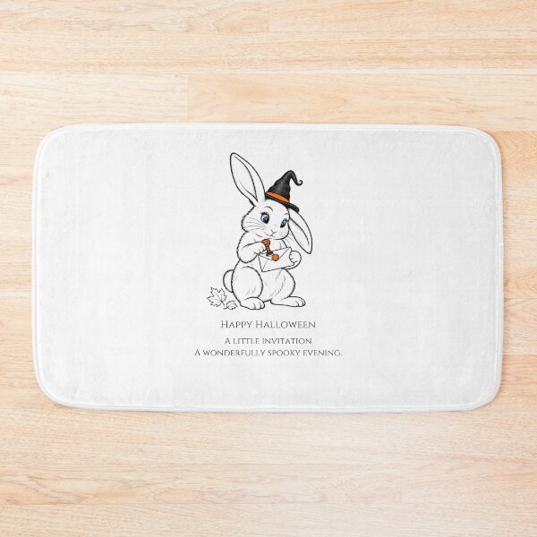 Item preview, Halloween Lop Rabbit and a Little Invitation designed and sold by Soft Paws Sketches.