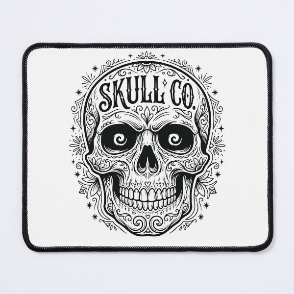 Item preview, Skull Co. : Gothic Skull Skeleton Art Spooky Graphic Dark Design Skull Company designed and sold by NewaveBoutique.