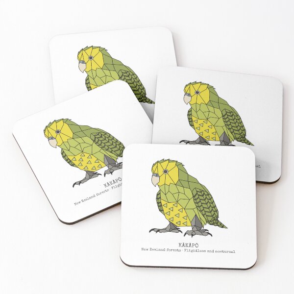 Item preview, Geometric Kakapo designed and sold by AnimalsKnowAll.