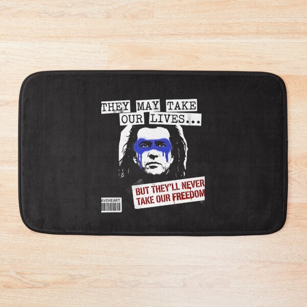 Item preview, They May Take Our Lives But Never Our Freedom Inspirational Braveheart Quote Design designed and sold by Eniyocha.