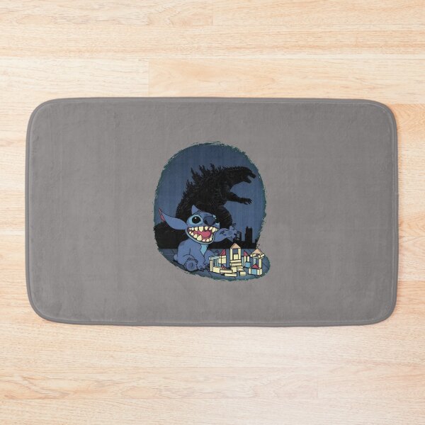 Item preview, Stitch Plays Godzilla Shadow Tower Blocks-1 designed and sold by AdriaIverson.