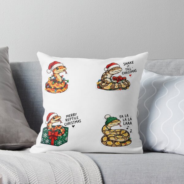 Item preview, Christmas Snakes Cute Reptile Pets Festive Holiday Sticker Pack Sheet designed and sold by vectcd.