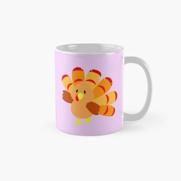Aperçu de l'œuvre Cute Thanksgiving Turkey Cute Autumn Fall Turkey Illustration créée et vendue par Thegoldenline.