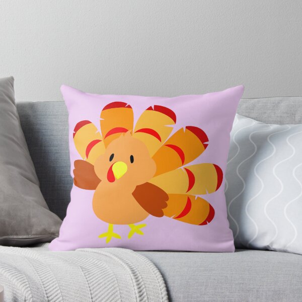 Aperçu de l'œuvre Cute Thanksgiving Turkey Cute Autumn Fall Turkey Illustration créée et vendue par Thegoldenline.