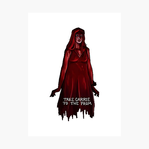 Item preview, Take Carrie to the Prom Funny Retro Quote Design designed and sold by DirafIdechar.