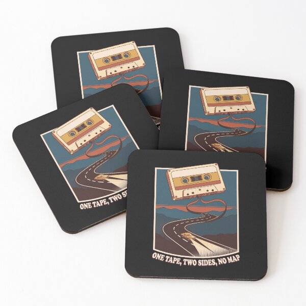 Item preview, Cassette Tape Road Trip Mixtape Two Sides No Map designed and sold by nessismore.