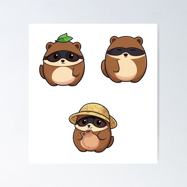Item preview, Tanuki Friends - Pack designed and sold by V3S0.