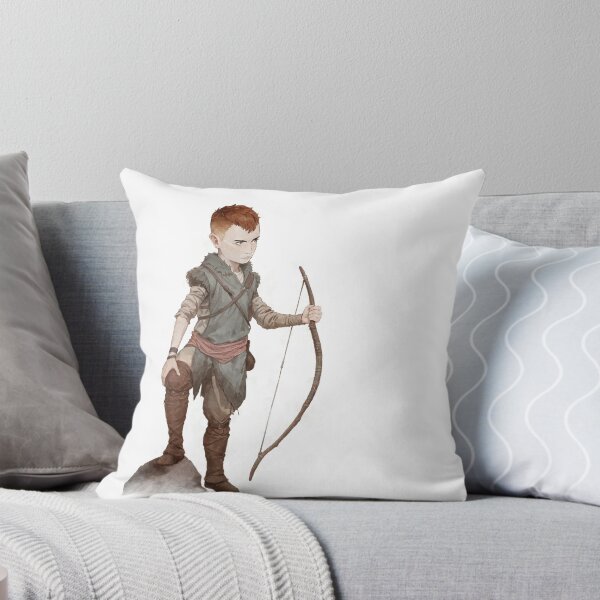 Artikelvorschau, Atreus-Aquarell-Fanart – Illustration aus der nordischen Mythologie von God of War entworfen und verkauft von Prepress.
